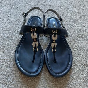 Cute Talbots Navy Sandals